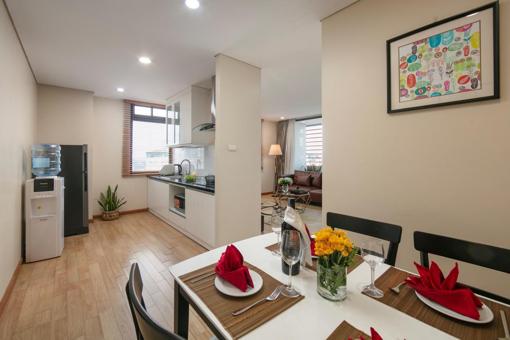 Hb Serviced Apartment - 121B Quan Hoa Hanoi Eksteriør bilde