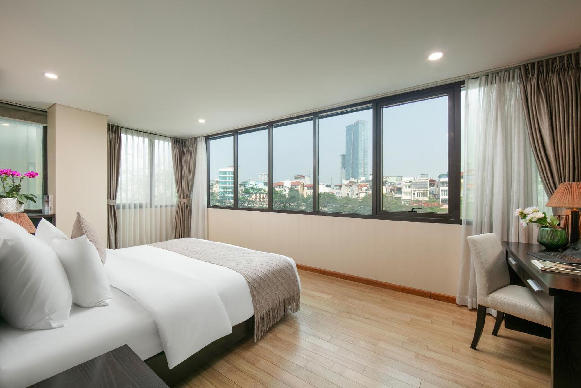 Hb Serviced Apartment - 121B Quan Hoa Hanoi Eksteriør bilde