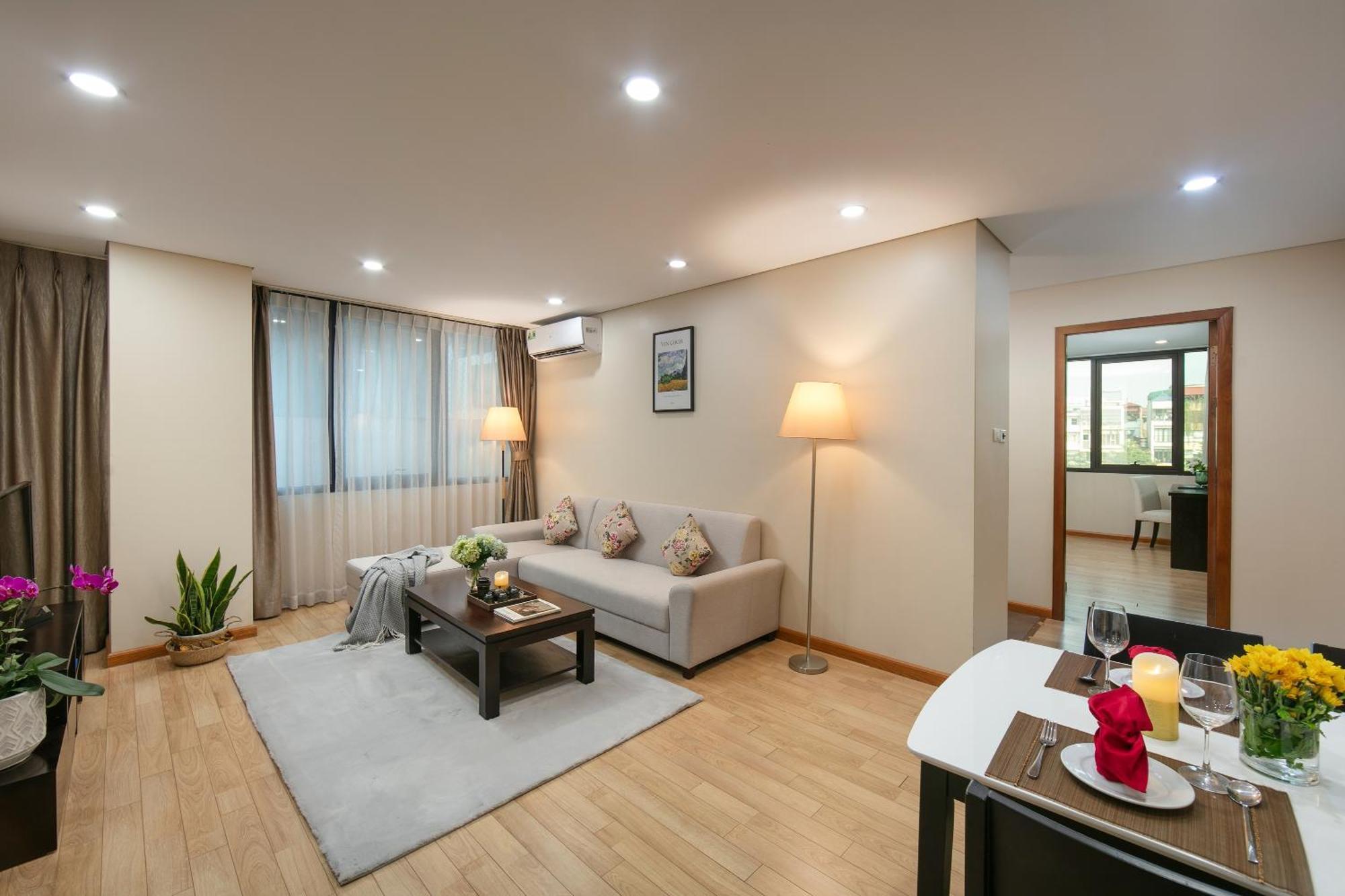 Hb Serviced Apartment - 121B Quan Hoa Hanoi Eksteriør bilde